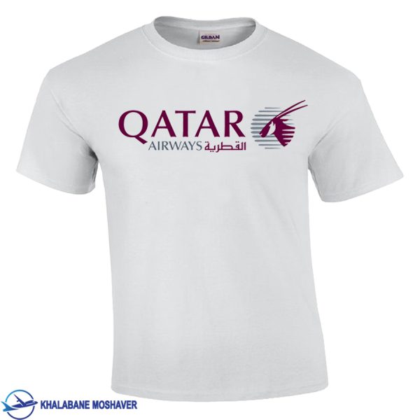 تیشرت خلبانی طرح قطر ایرویز